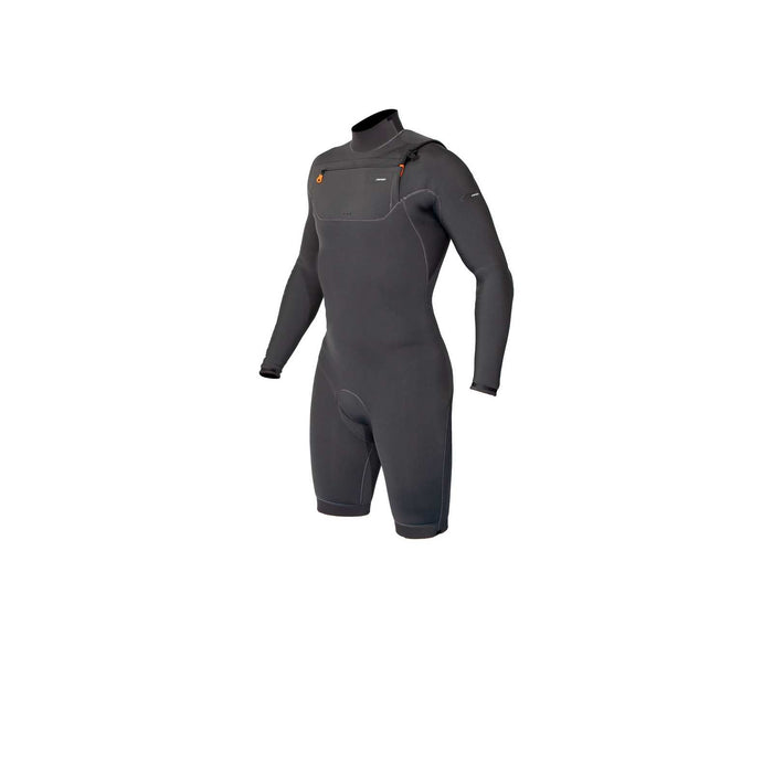 Short Wetsuit Celsius Shorty Man Chest Zip Long Sleeve 3-2 Grey Size S RRD 27CSCZ32SLS_S