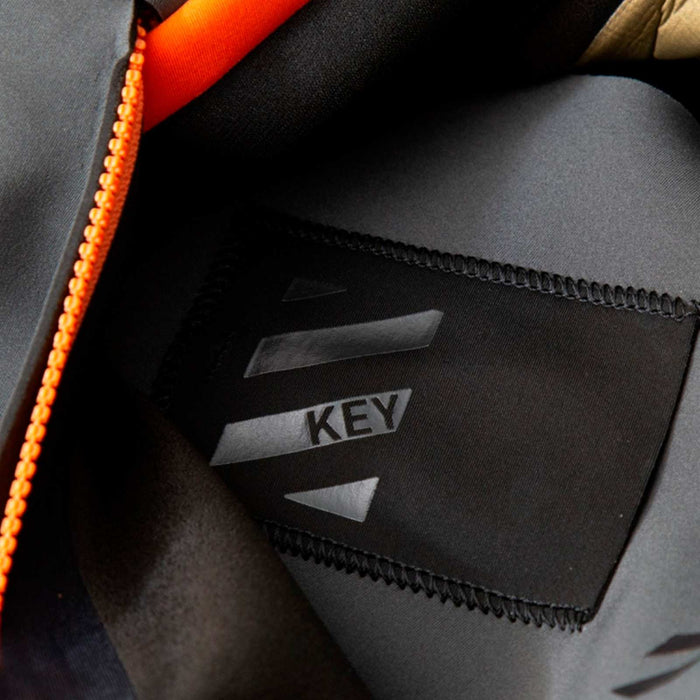 Short Wetsuit Celsius Overknee Man Chest Zip 4-3-2 Grey Size XL RRD 27CSCZ4320_XL