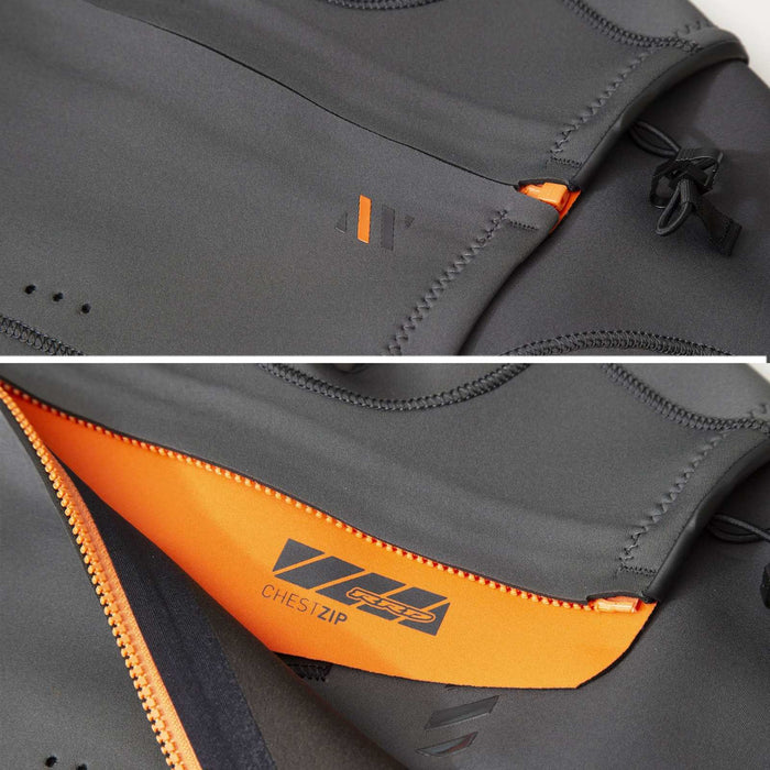 Full Wetsuit Celsius Man Chest Zip 5-3 Black Size MT RRD 27CSCZ53_MT