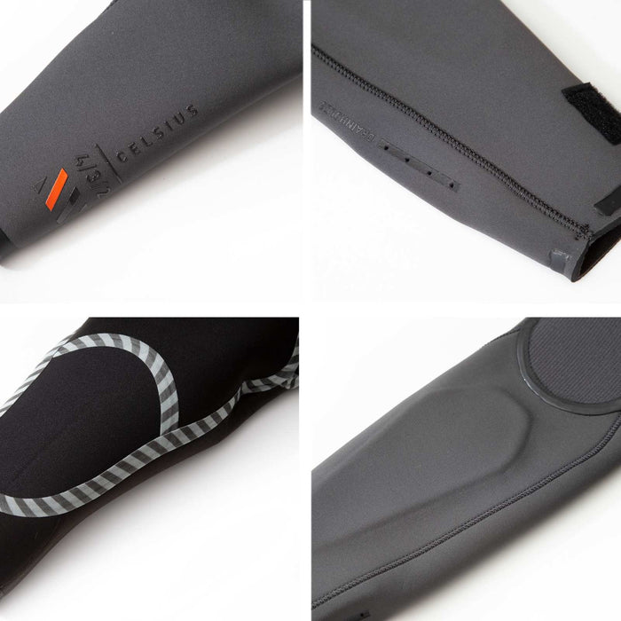 Full Wetsuit Celsius Man Chest Zip 5-3 Black Size M RRD 27CSCZ53_M