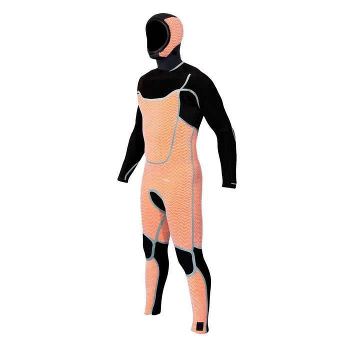 Full Wetsuit Fahrenheit Hooded Man Chest Zip 6-4 Size M RRD 27FRCZ64H_M