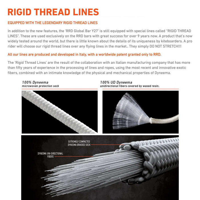 Barra Global Para Kites Línea Escolar 52cm RRD 27GB52S