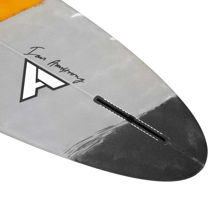 Tavola da Surf Happy Hippo Grigia-Arancio 9'4''x23 1-8''x3'' 80l RRD 27HPHA94