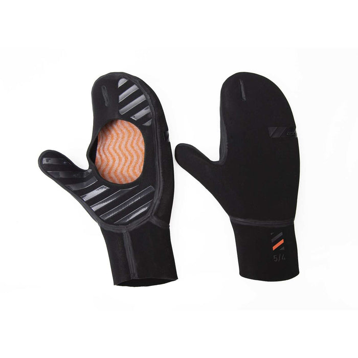Neoprenhandschuhe Mitten Offene Handfläche 2-2 Schwarz-Orange L RRD 27MOPL