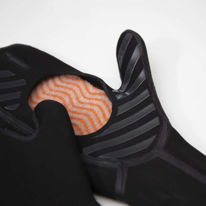 Neoprenhandschuhe Mitten Offene Handfläche 2-2 Schwarz-Orange L RRD 27MOPL