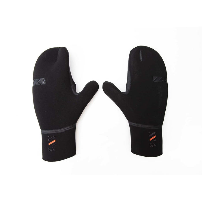 Guantes de traje de neopreno Mitten Open Palm 2-2 Negro-Naranja S RRD 27MOPS