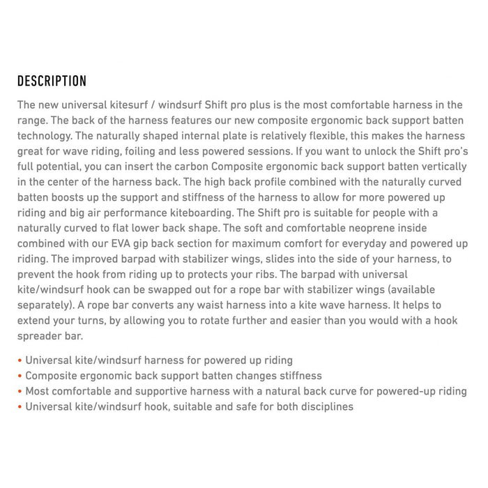 Harness Shift Pro Plus S RRD 27SHHS