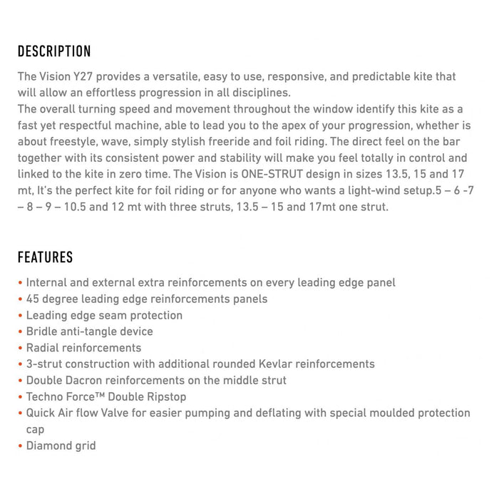 Kite Vision Stripes Rozmiar 12 RRD 27VS12KS
