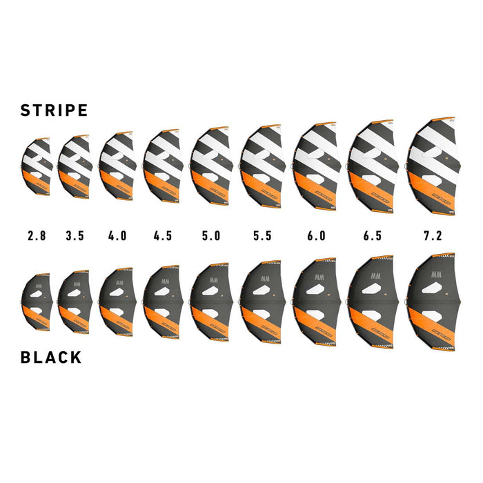 Ala Wind Foil Negra Tamaño 6.5 RRD 27WW65B