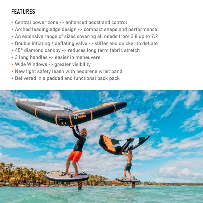 Ala Wind Foil Negra Tamaño 6.5 RRD 27WW65B