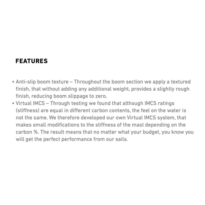 Windsurf Mast Zwarte Ribbon C95 Maat 460 RDM RRD 28BRM460R