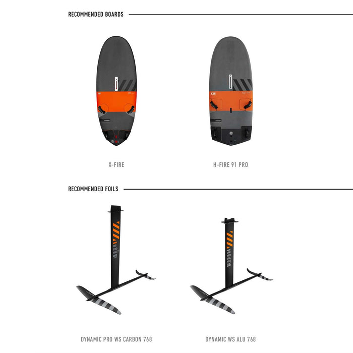 Windsurfing Sail X-Wing Black Y28 Size 8.4 RRD 28XW_BL_84