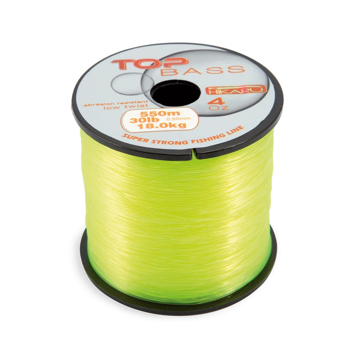 Fishing Line Bass Top 1200m Yellow 0,22 Hikaru 3001206