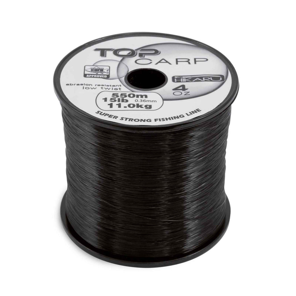 Fishing Line Carp Top 550m Black 0,36 Hikaru 3001415
