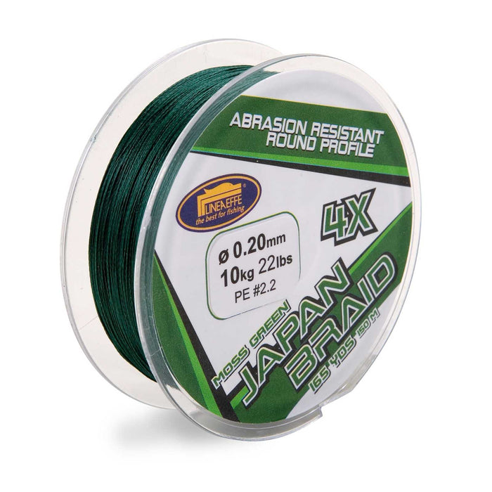 Fishing Line Japan Braid Moss 150m Green 0,08 Lineaeffe 3016008