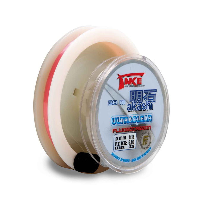 Fishing Line Take Akashi Fluorocarbon Double Spool Pink 50m+20m 0,18 Fishing Ferrari 3042418