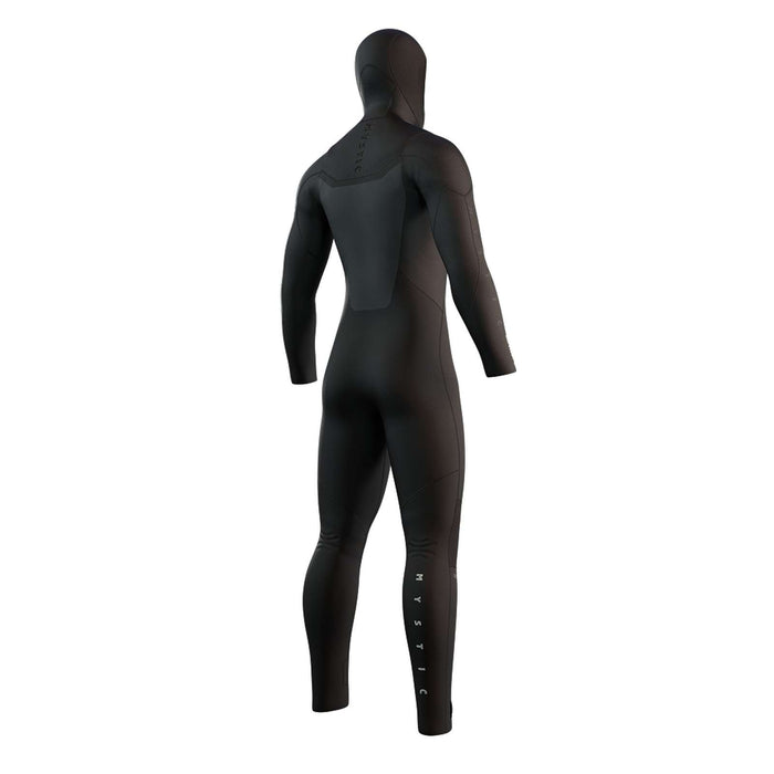 Full Wetsuit Hooded Voltt Man 6-4-3mm Front Zip Black LT Mystic 35000_220000_900_LT