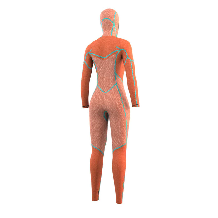 Full Wetsuit Gem Woman Hooded 6-4-3mm Front-Zip Black XL Mystic 35000_220015_900_XL