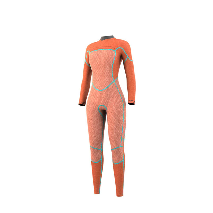 Full Wetsuit Gem Woman 5-4mm Double Front-Zip Black M Mystic 35000_220086_900_M