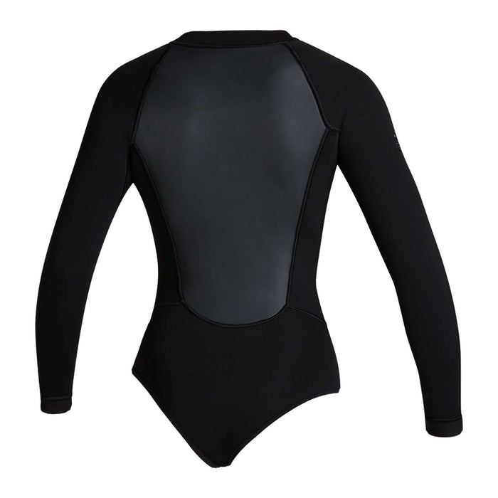 Shorty Wetsuit Sway Woman Longarm 2-2mm Front-Zip Black S Mystic 35000_220091_900_S