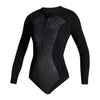 Shorty Wetsuit Sway Woman Longarm 2-2mm Front-Zip Black XS Mystic 35000_220091_900_XS