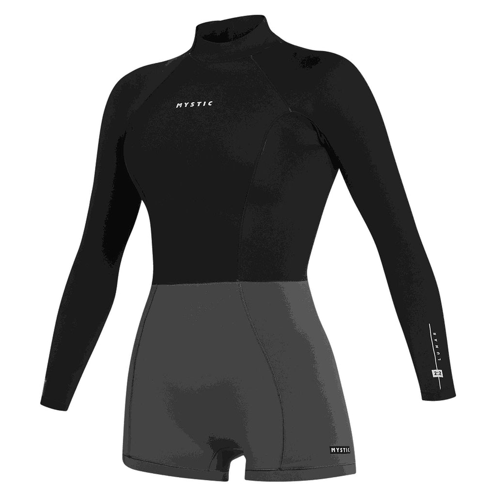 Short Wetsuit Lunar Woman Longarm 2-2mm Back-Zip Black XS Mystic 35000_240111_900_XS