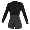 Short Wetsuit Lunar Woman Longarm 2-2mm Front-Zip Black S Mystic 35000_240112_900_S