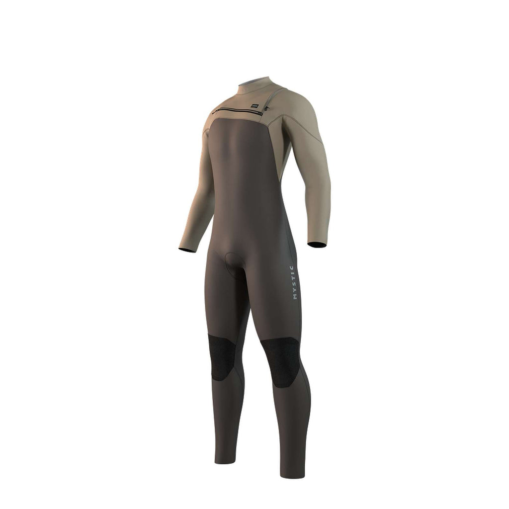 Volledig wetsuit Motion Man 4-3mm met ritssluiting aan de voorkant, truffelkleur, maat L, Mystic 35000_250007_790_L