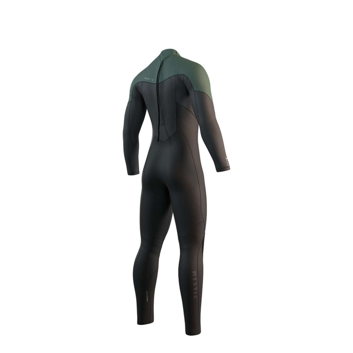 Full Wetsuit Star Man 4-3mm Back-Zip Dark-Olive LS Mystic 35000_250026_643_LS
