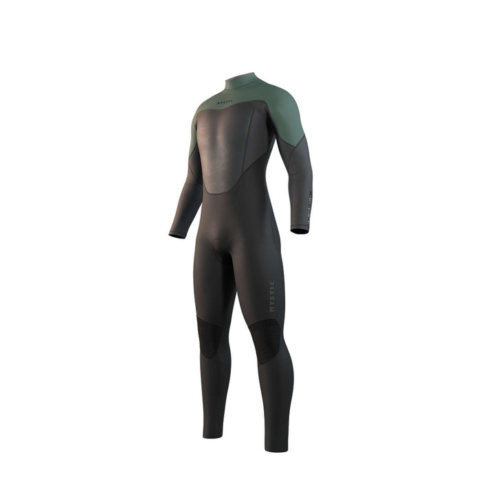 Muta intera Star Uomo 4/3 mm zip posteriore Verde oliva scuro XXXL Mystic 35000_250026_643_XXXL