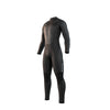 Volledig wetsuit van het merk Mystic voor heren, 3-2 mm, ritssluiting aan de voorkant, platte naden, zwart, lange mouwen, model 35000_250030_900_LS