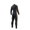 Volledig wetsuit van het merk Mystic voor heren, 3-2 mm, ritssluiting aan de voorkant, platte naden, zwart, lange mouwen, model 35000_250030_900_LS