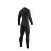 Volledig wetsuit van het merk Mystic voor heren, 3-2 mm, ritssluiting aan de voorkant, platte naden, zwart, lange mouwen, model 35000_250030_900_LS