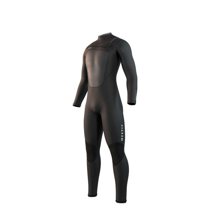 Full Wetsuit Brand Man 3-2mm Front-Zip Flatlock Black S Mystic 35000_250030_900_S