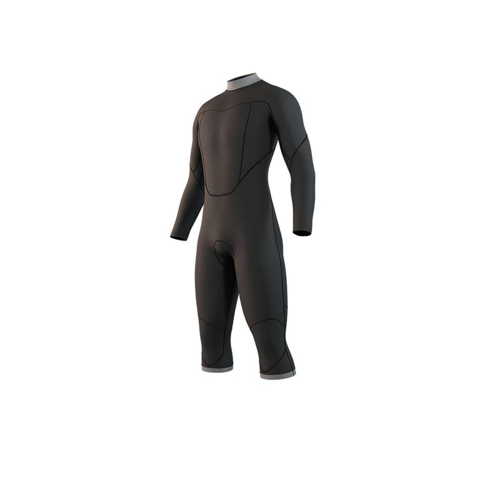 Short Wetsuit Brand Man Longarm 3-2mm Back-Zip Flatlock Black L Mystic 35000_250032_900_L