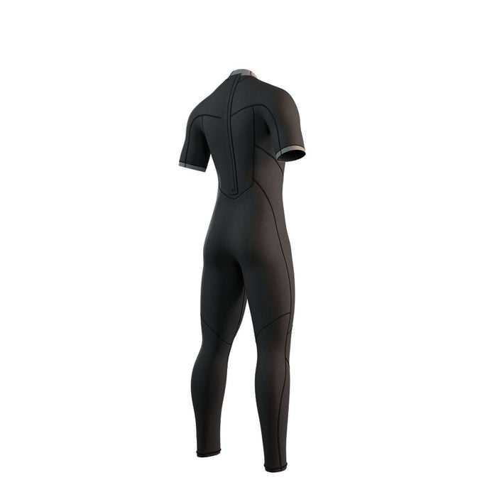 Neoprenanzug Brand Herren Kurzarm 3-2mm Back-Zip Flatlock Schwarz MS Mystic 35000_250033_900_MS
