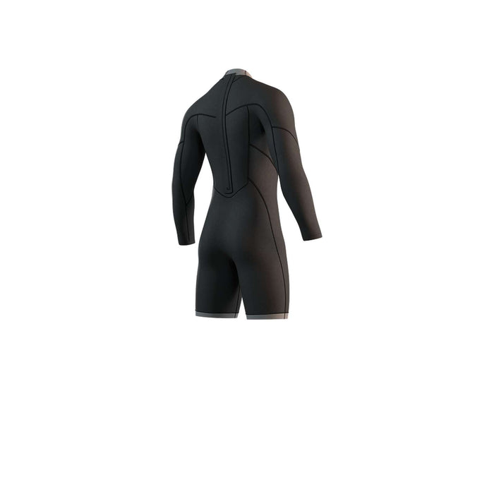 Short Wetsuit Brand Man Longarm 3-2mm Back-Zip Flatlock Black S Mystic 35000_250034_900_S