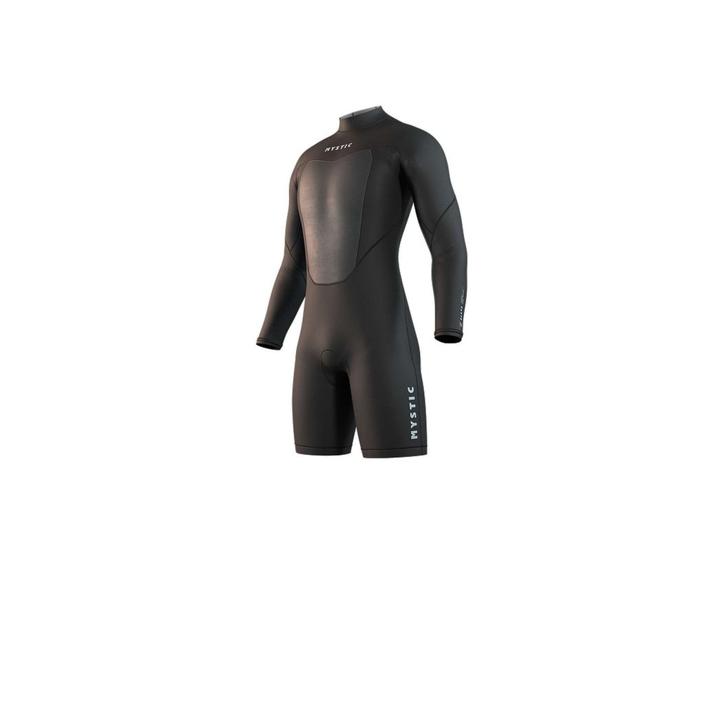 Short Wetsuit Brand Man Longarm 3-2mm Back-Zip Flatlock Black XXXL Mystic 35000_250034_900_XXXL