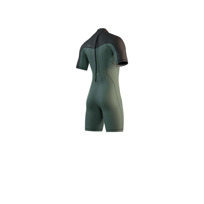 Short Wetsuit Brand Man 3-2mm Back-Zip Flatlock Dark-Olive S Mystic 35000_250035_643_S