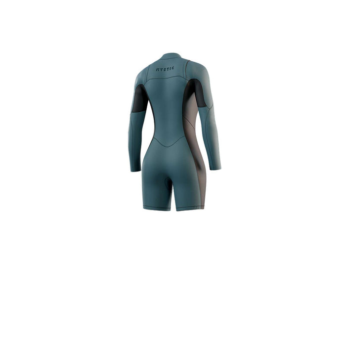 Traje de neopreno corto Haven Mujer manga larga 3/2mm doble cremallera frontal Verde azulado XS Mystic 35000_250044_695_XS
