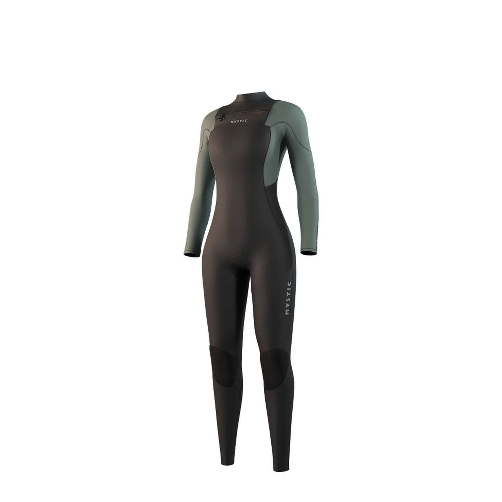 Muta intera Star Donna 3-2mm Doppia zip frontale Verde oliva scuro M Mystic 35000_250052_643_M