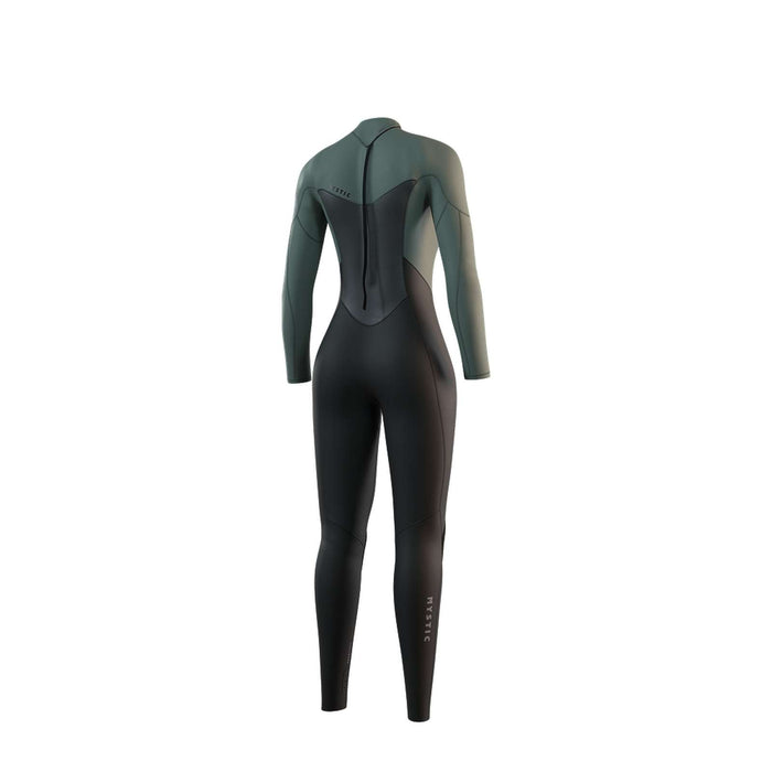 Full Wetsuit Star Woman 5-3mm Back-Zip Dark-Olive L Mystic 35000_250053_643_L