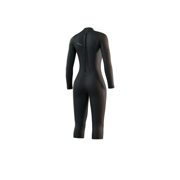 Shorty Neoprenanzug Brand Damen Langarm 3-2mm Rückenreißverschluss Flatlock Schwarz XL Mystic 35000_250061_900_XL
