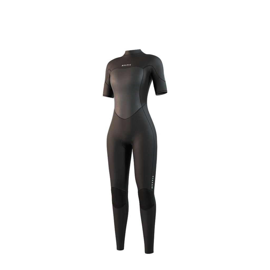 Full Wetsuit Brand Woman Shortarm 3-2mm Back-Zip Flatlock Black M Mystic 35000_250062_900_M