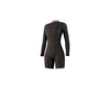 Short Wetsuit Brand Woman Longarm 3-2mm Back-Zip Flatlock Black M Mystic 35000_250063_900_M