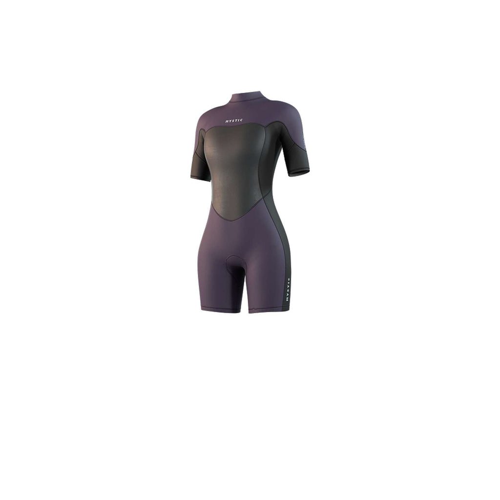 Short Wetsuit Brand Woman 3-2mm Back-Zip Flatlock Deep-Purple SMystic 35000_250064_512_S