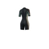 Shorty Neoprenanzug Brand Damen 3-2mm Rückenreißverschluss Flatlock Dunkeloliv L Mystic 35000_250064_643_L
