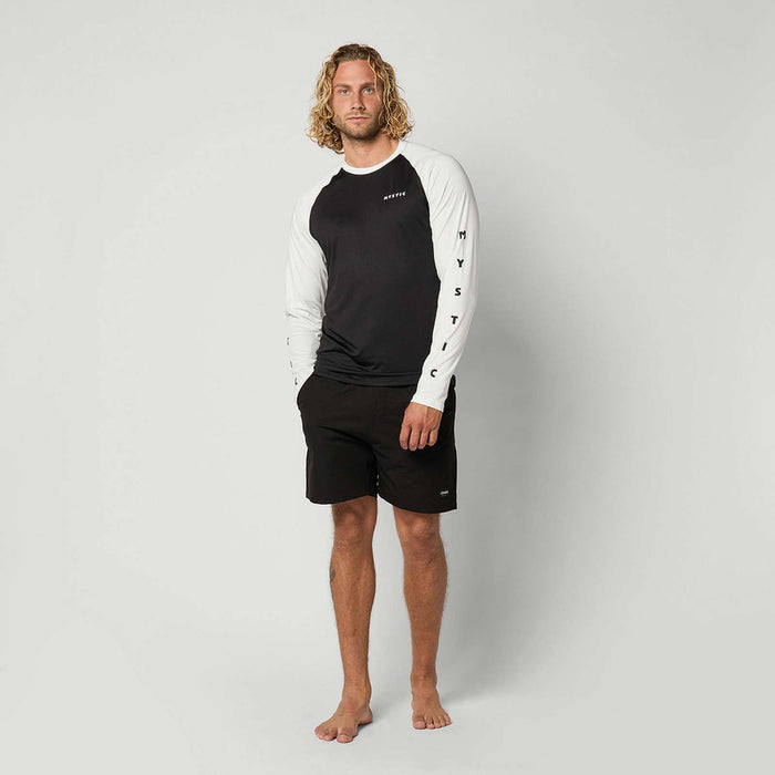 Quickdry Shirt Bolt Man Long Sleeve Black-White XL Mystic 35001_240157_950_XL