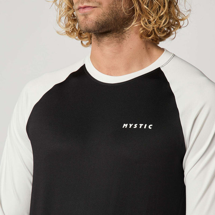 Quickdry Shirt Bolt Man Long Sleeve Black-White XL Mystic 35001_240157_950_XL