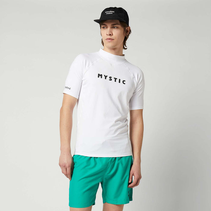 Rashvest Star Man Short Sleeve White S Mystic 35001_240164_100_S